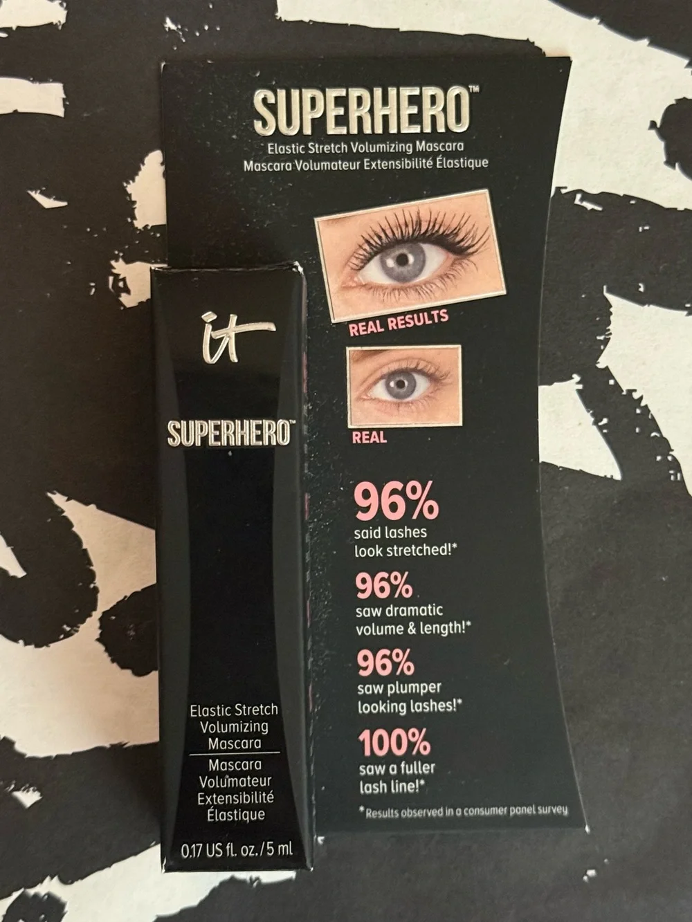 it Cosmetics Mini Superhero Volumizing Mascara Duo in Regular and Waterproof